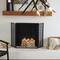 Black Metal Foldable Mesh Netting 3 Panel Geometric Fireplace Screen with Chevron Pattern 52" x 1" x 31"